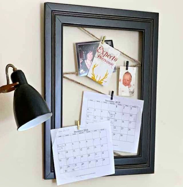 DIY Memo Board From a Curbside Find