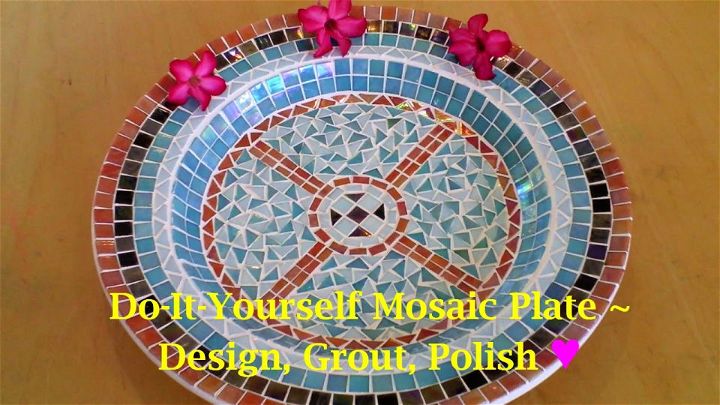 Mosaic Plate Craft Tutorial