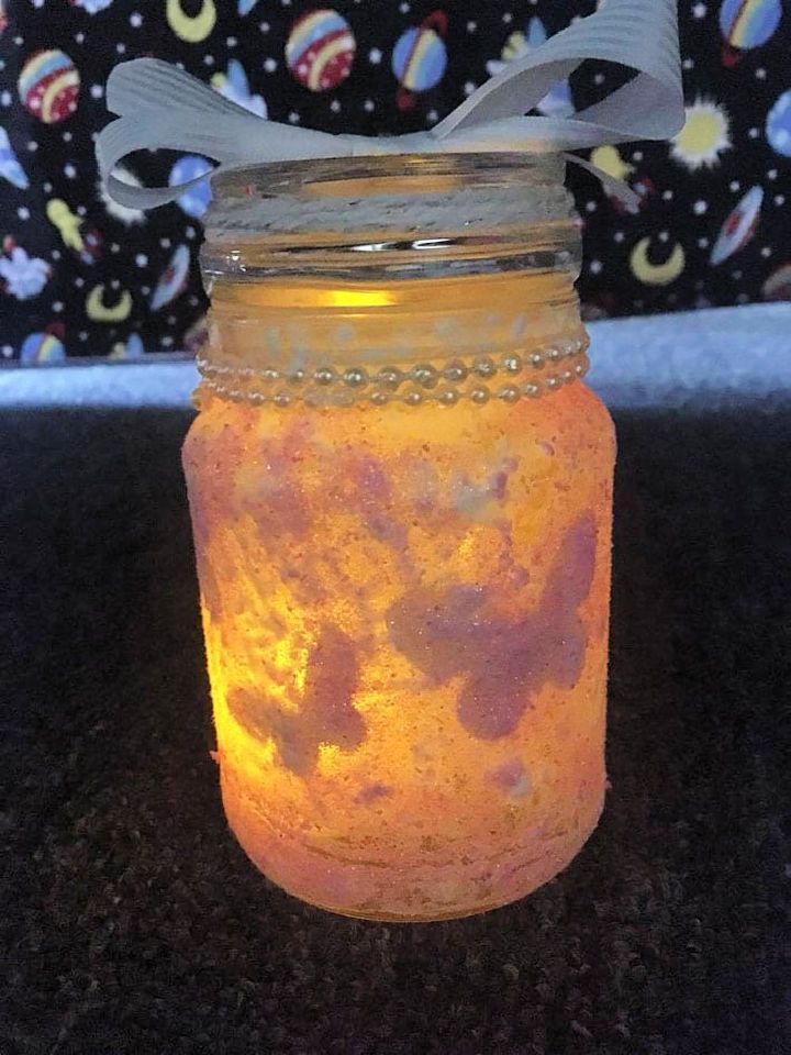  DIY Night Light in Mason Jar