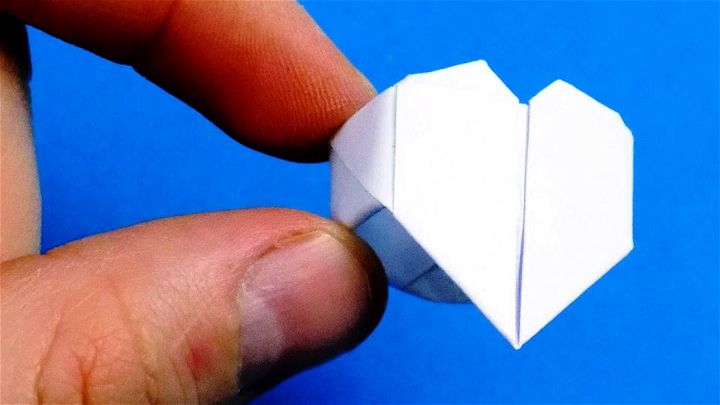 DIY Origami Paper Heart Ring