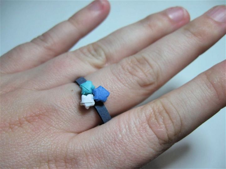 DIY Paper Lucky Star Ring