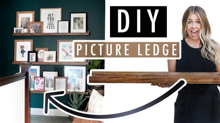 DIY Picture Ledge on Budget