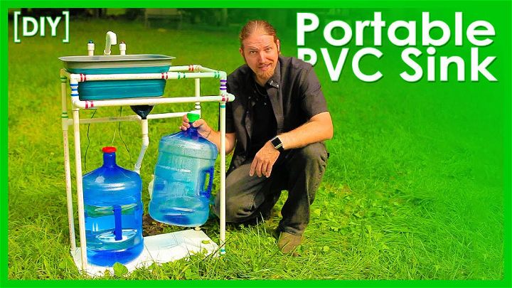 Portable DIY Sink Out of PVC