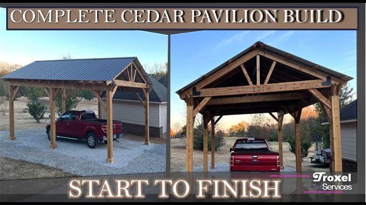 DIY Timber Frame Cedar Pavilion – From Start to Finish
