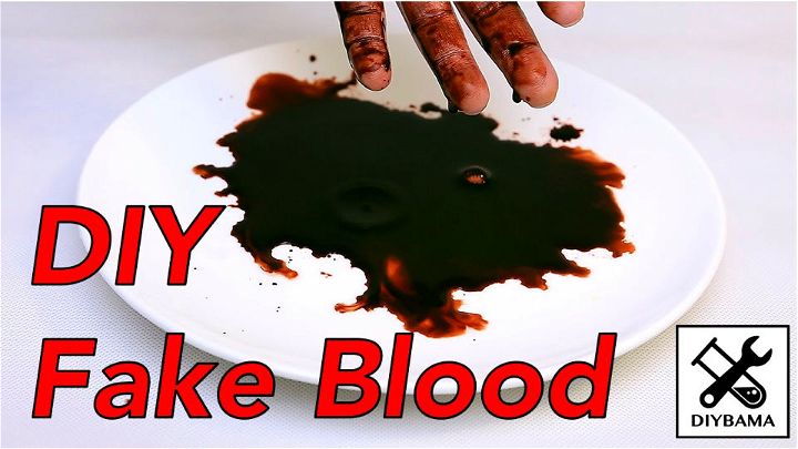 Easy DIY Fake Blood