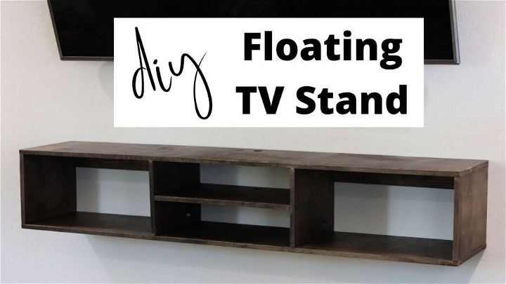 Easy DIY Floating TV Stand