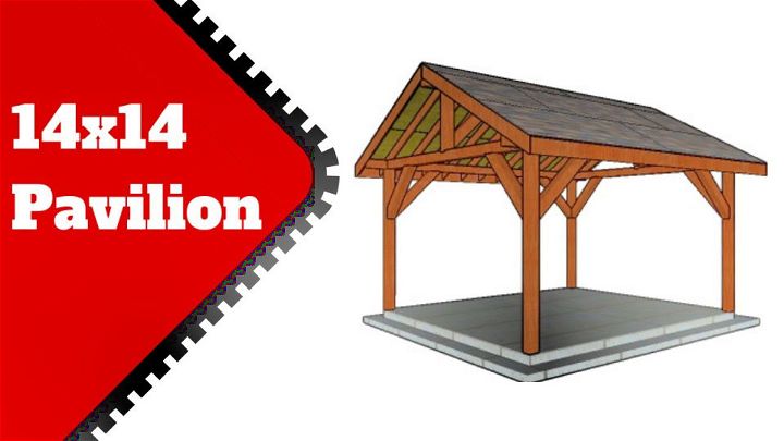 Easy and Simple to Make 14x14 Pavilion Free Plans