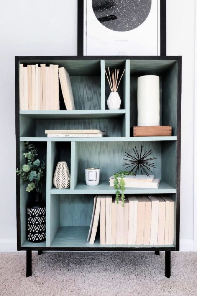 25 Free DIY Plywood Bookshelf Plans {DIY Plywood Shelves}