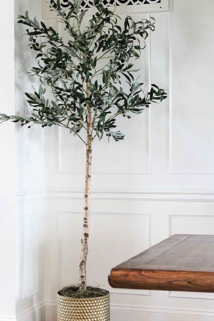 Homemade Faux Olive Tree on a Budget
