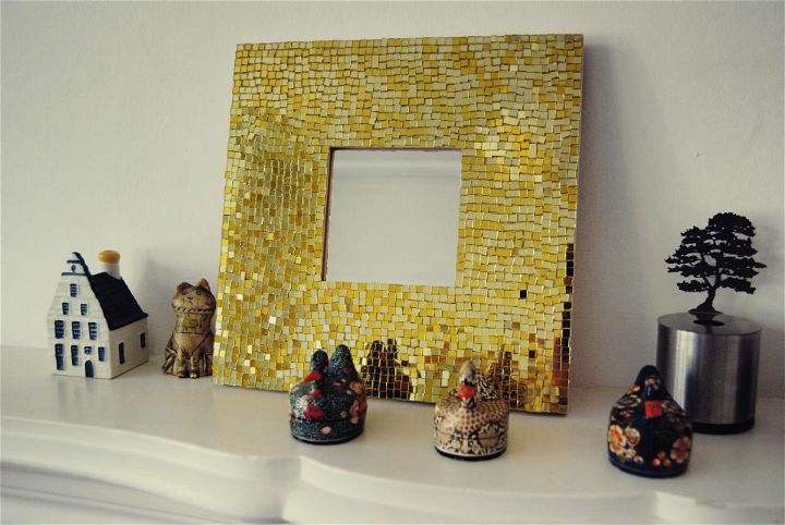 Handmade Mosaic Mirror Idea