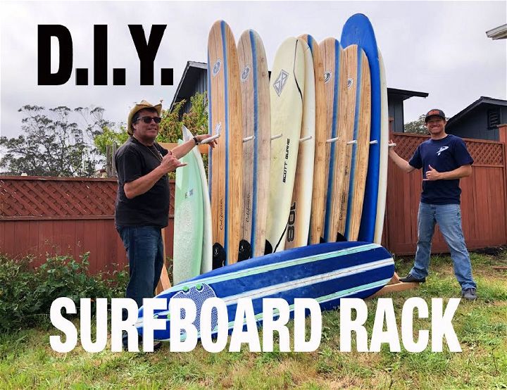 Handmade Surfboard Rack