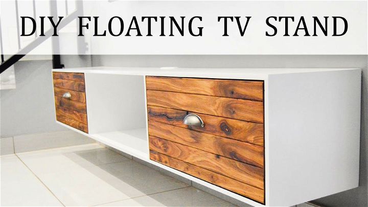 Homemade Floating TV Stand