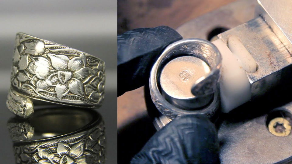 How To DIY Silver Spoon Ring - The Everyday Farmhouse