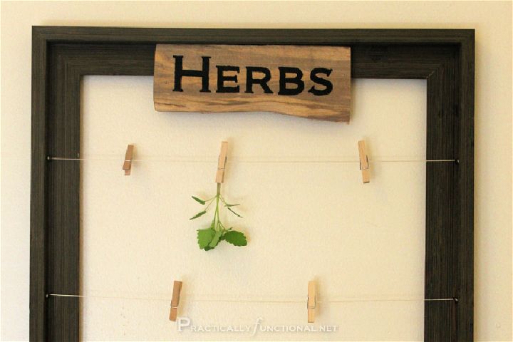 How to Do a Herb Drying Rack