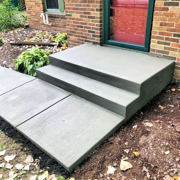 How to Build Cement Steps