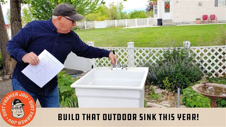 Handmade Outdoor Sink