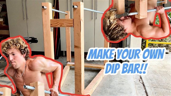 How to Build Super Strong Dip Bar for 100 in 2 Hours