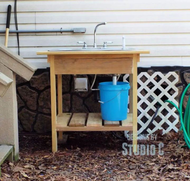 How to Build an Outdoor Sink