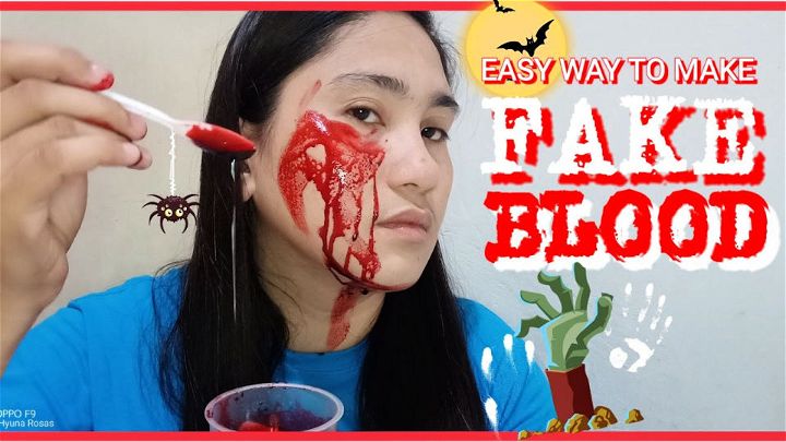 How to Make a Fake Blood for Face