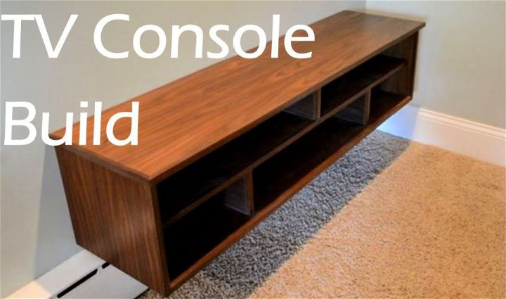 How to Make a Floating TV Console