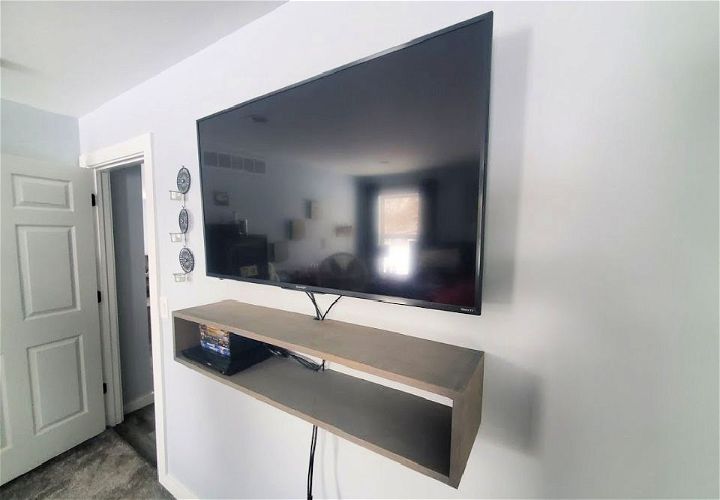 How to Make a Floating TV Stand at Home