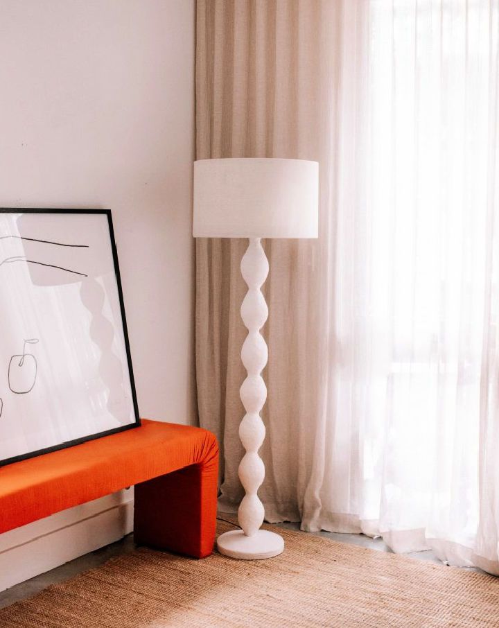 How to Make a Floor Lamp Out of Bottles