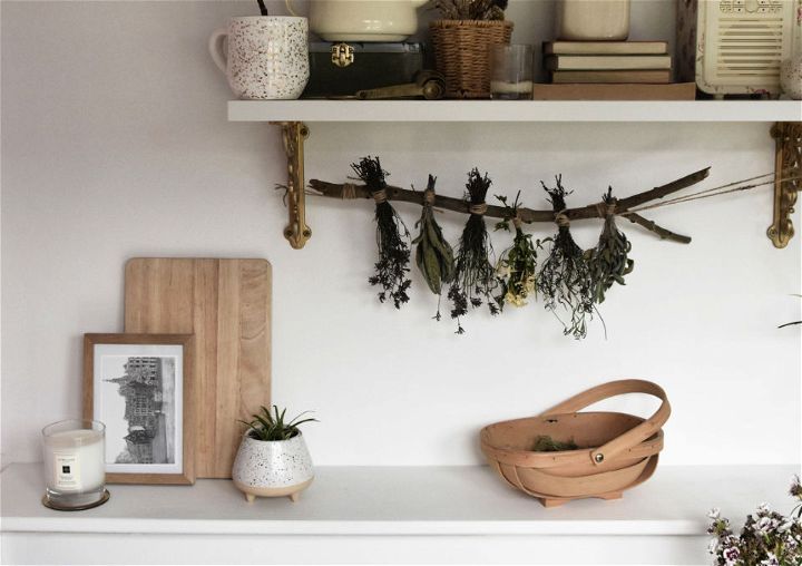 How to Make a Herb and Flower Drying Rack