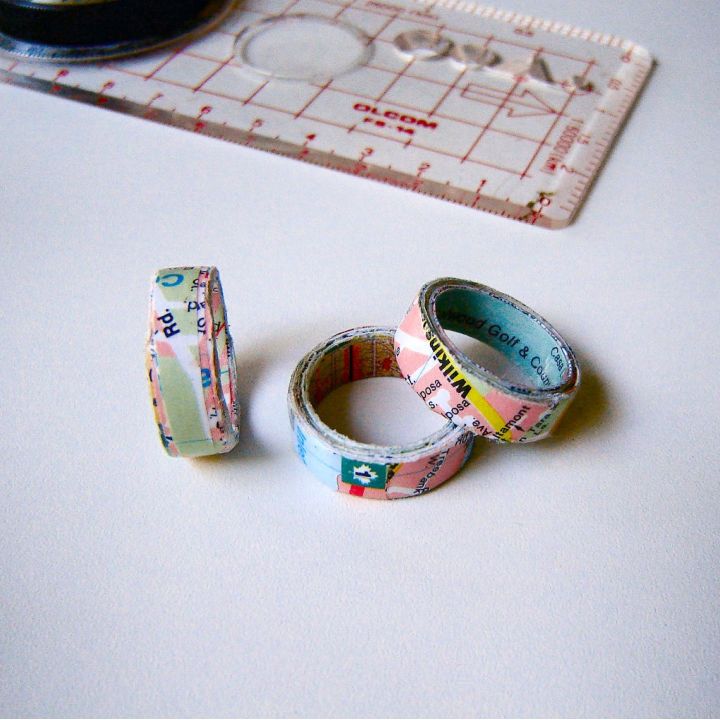 How to Make Map Paper Ring With Picture