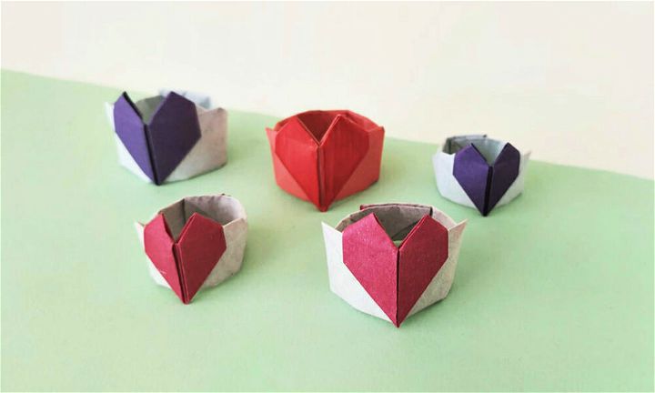 How to Make Paper Heart Rings