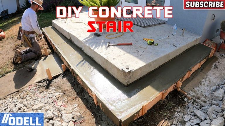 20 DIY Concrete Steps Plan: How To Build Concrete Steps