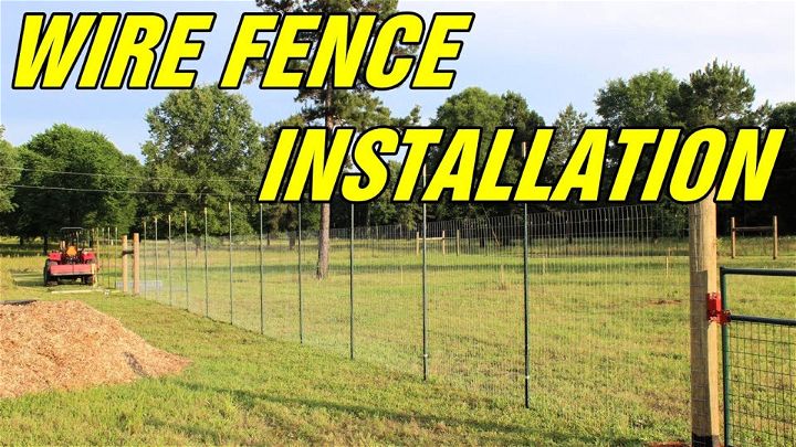Installing Wire Fence for Your Orchard