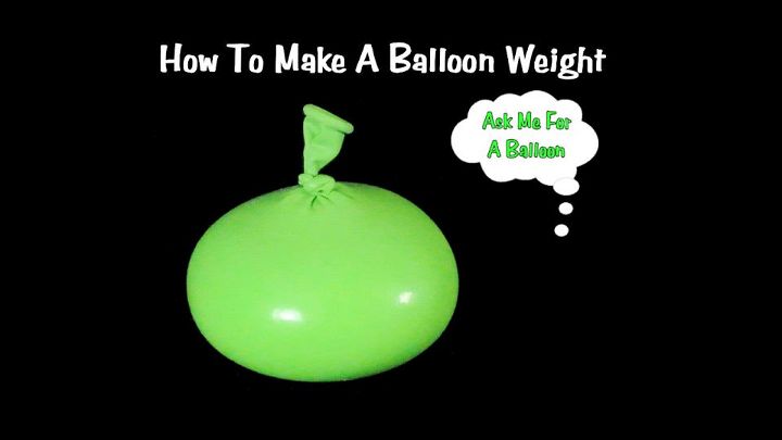 Make Balloon Weight for Decorations