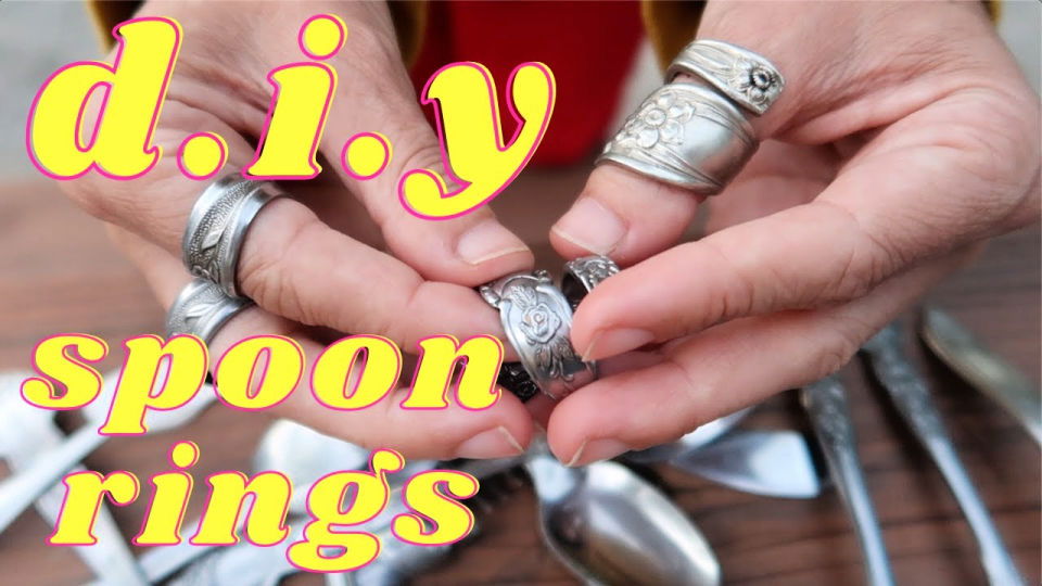 Homemade Spoon Rings