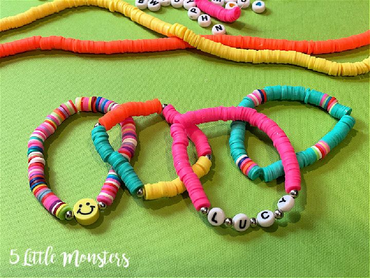 Make Your Own Clay Disc Bead Bracelets