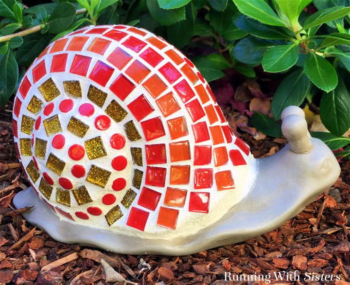 Mosaic Garden Snail Step by Step Instructions
