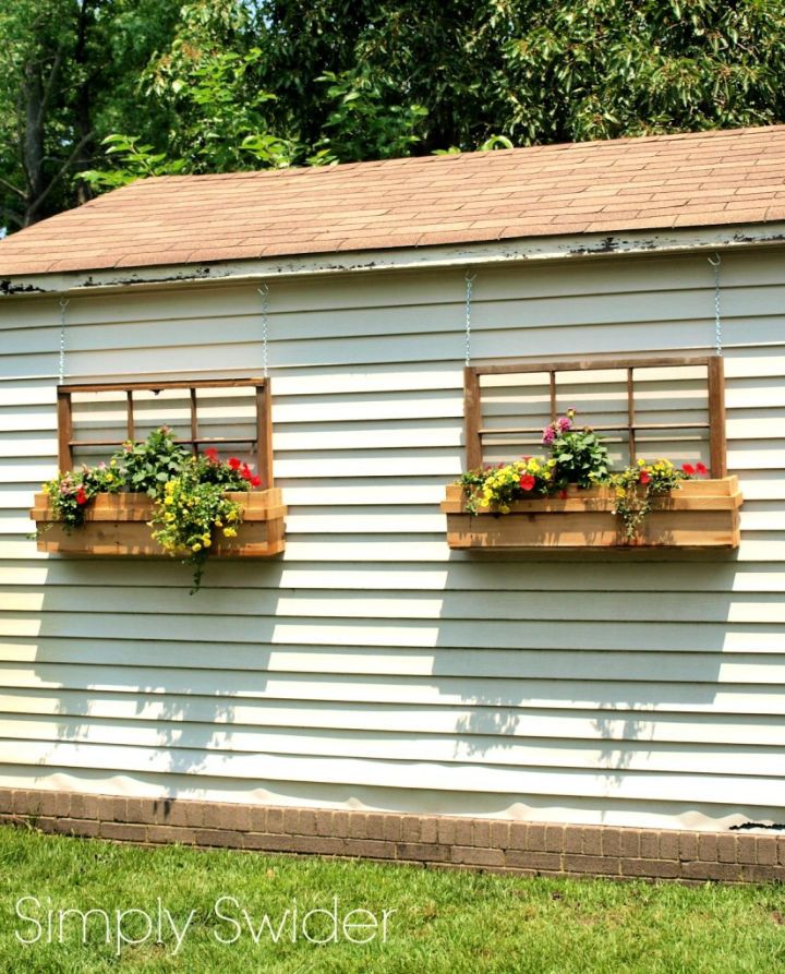 How to Make a Window Box Using Old Window
