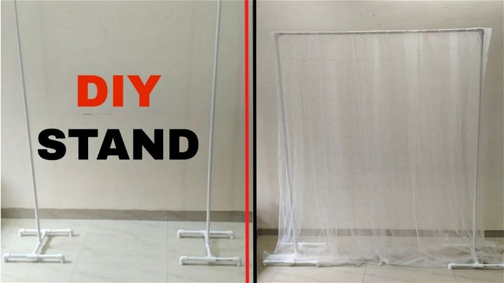  How to Make a PVC Backdrop Stand at Home