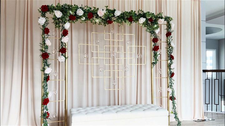 PVC Pipes and Bamboo Sticks Backdrop Design