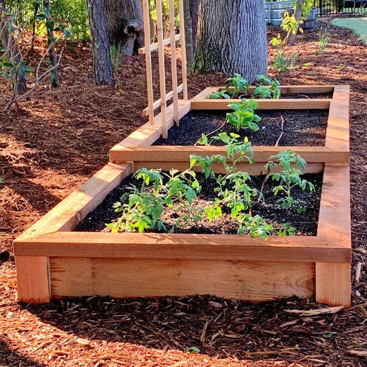 Raised Bed Vegetable Garden Tutorial