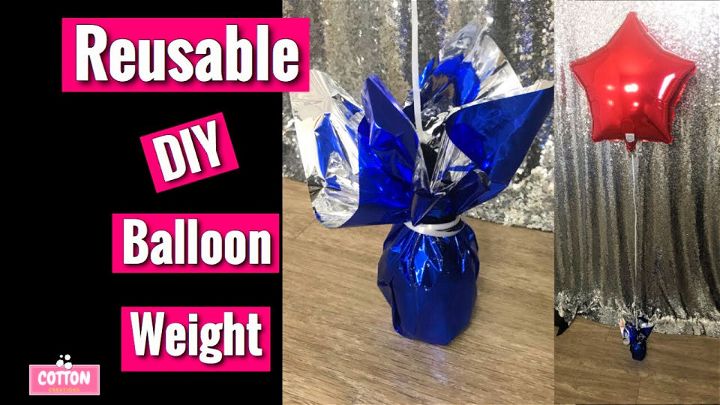 Reusable DIY Balloon Weight