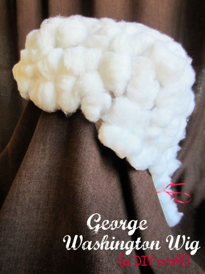 Simple DIY George Washington Wig