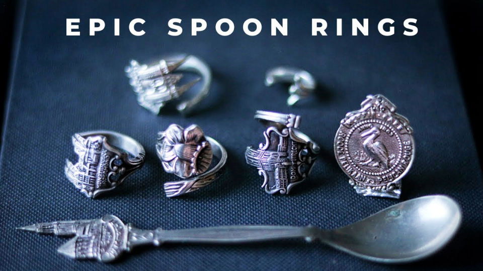 RING BENDER-Making Spoon Rings-Silver,Gemstone Beads,Wire,Craft,Vintage  Jewelry