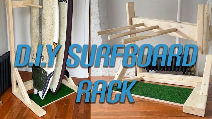 Simple DIY Surfboard Rack