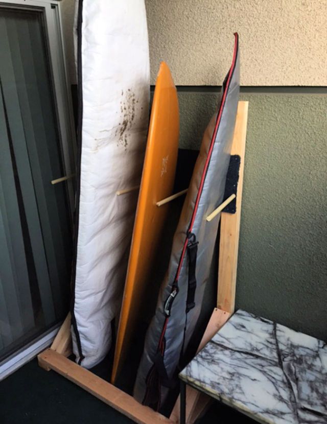 Making a Surf Rack for Under Fifty Bucks