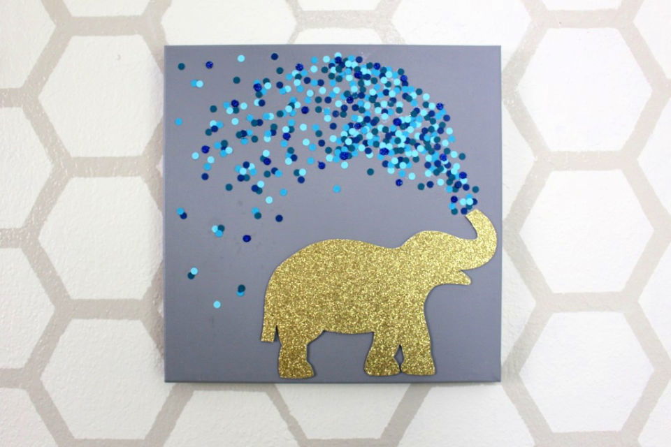 DIY 30-Minute Canvas Art