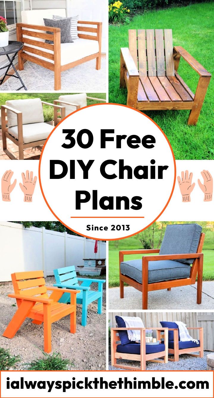 easy DIY chairs - Learn how to build a chair at home