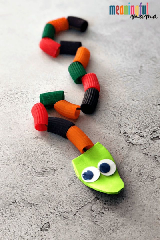 Adam and Eve Snake Craft for Toddlers
