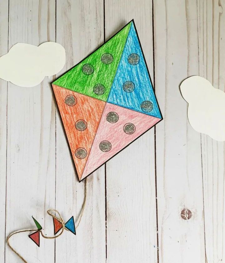 Adorable Kite Craft for Preschoolers