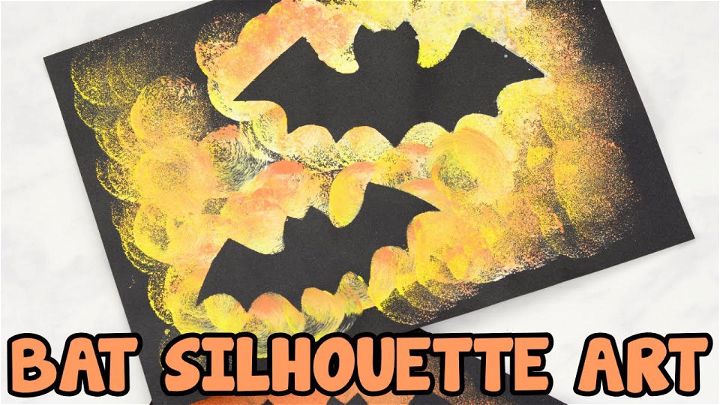 Bat Silhouette Painting