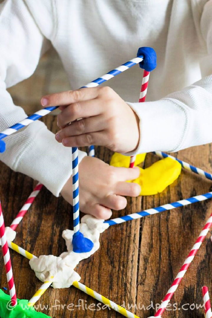 Creative Engineering With Straws and Playdough